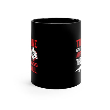THE ENGINE AIRPLANE DESIGNED -MUG Printify